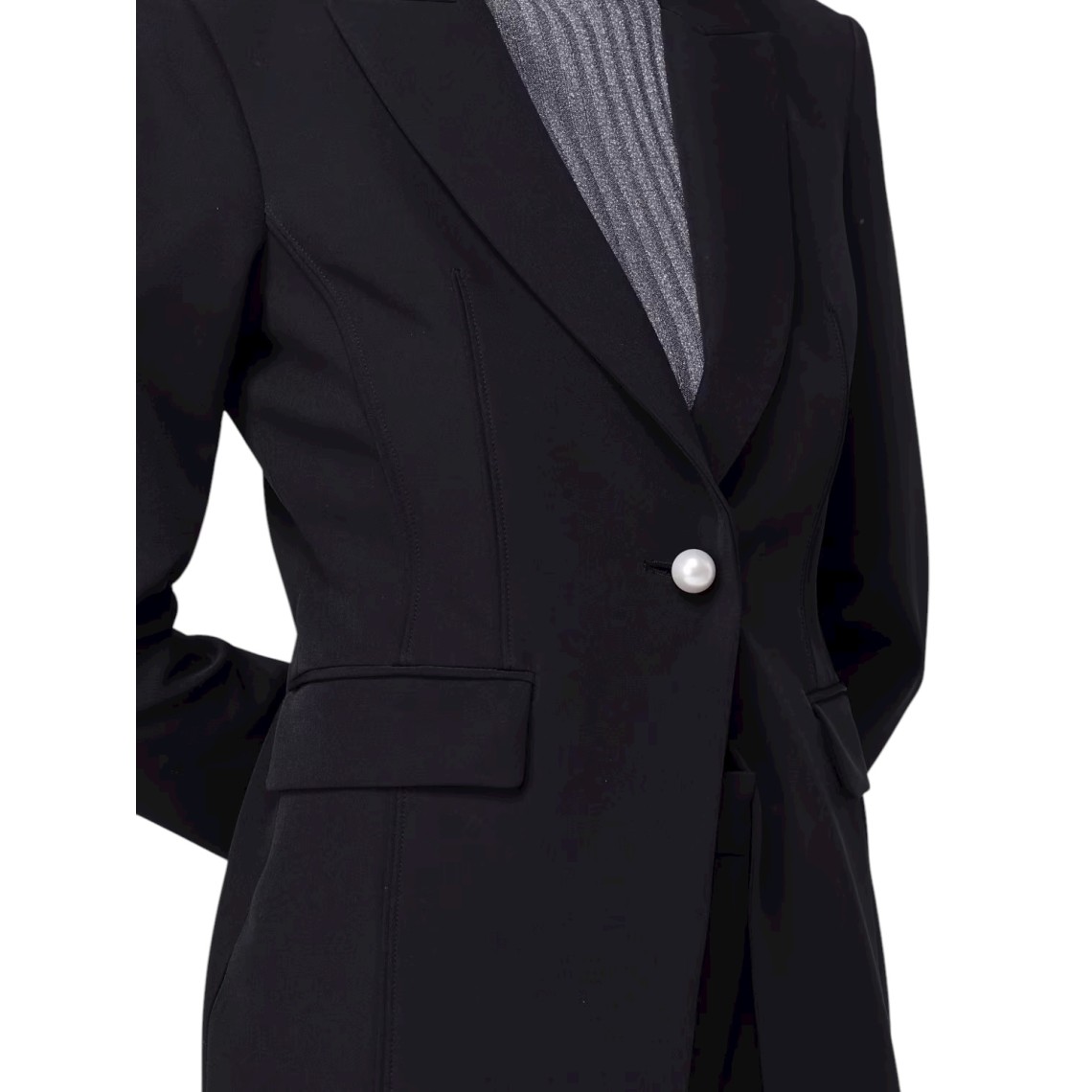 Blazer slim fit Liu Jo in crêpe