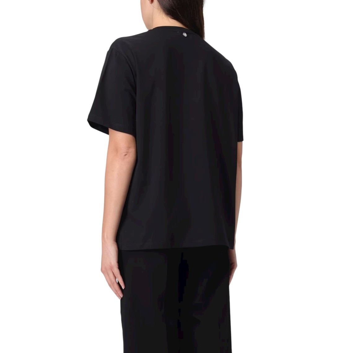 T-shirt con strass e perle all-over Liu Jo