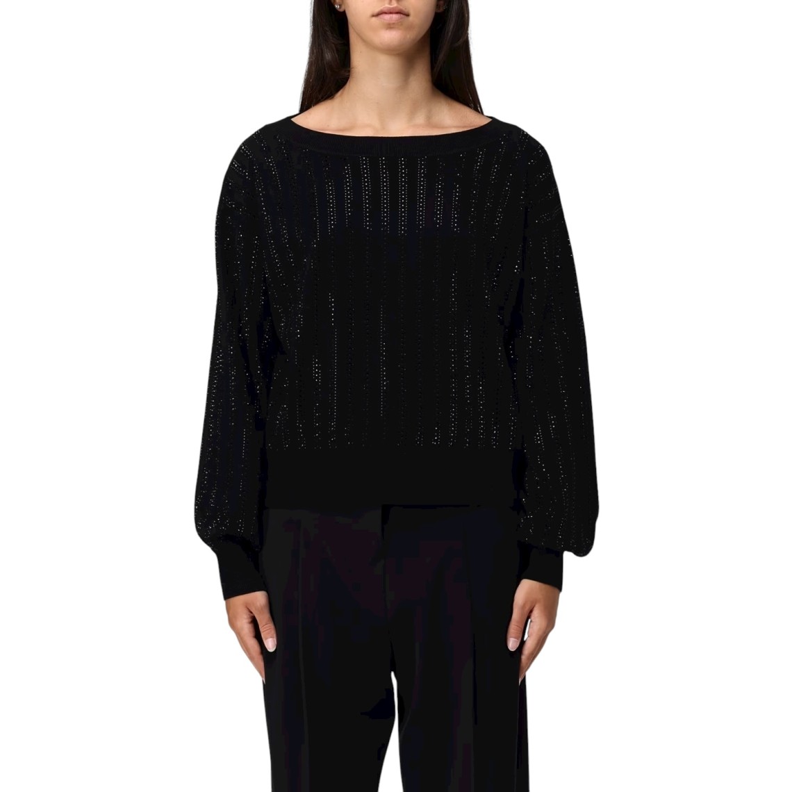 Pullover Liu Jo in misto viscosa con strass