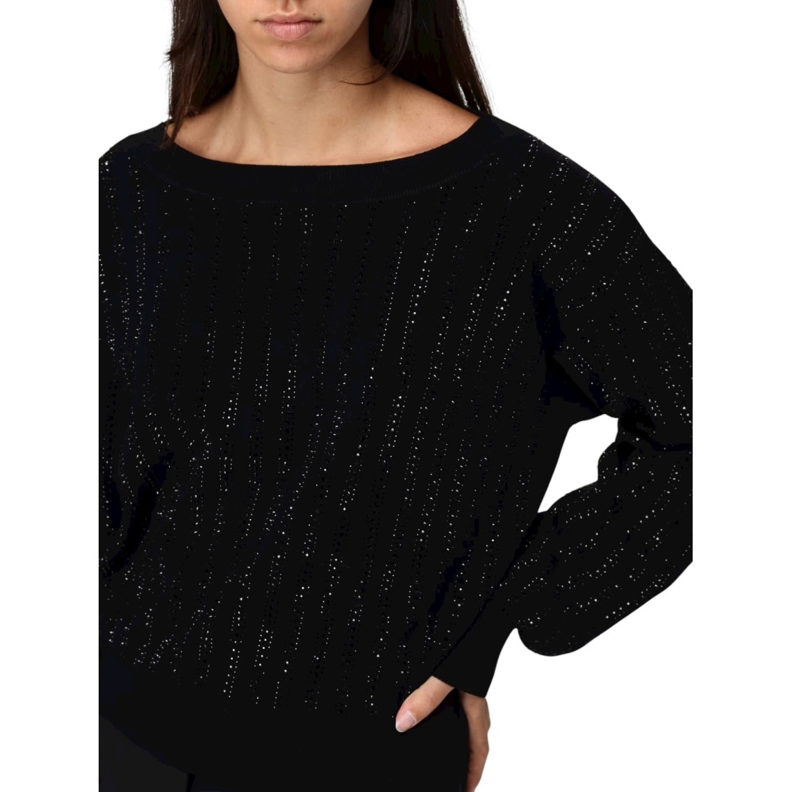 Pullover Liu Jo in misto viscosa con strass