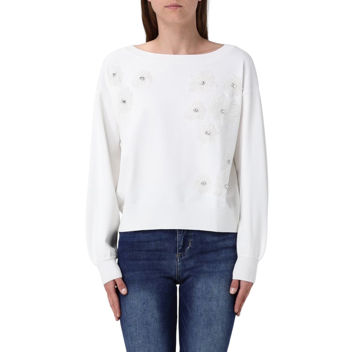 Pullover Liu Jo in misto viscosa con strass