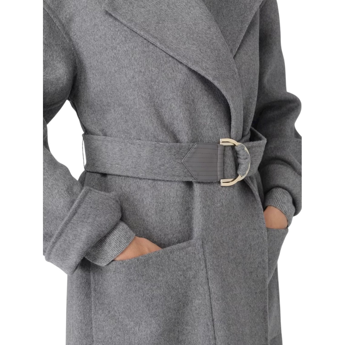 Cappotto in lana con cintura Liu Jo