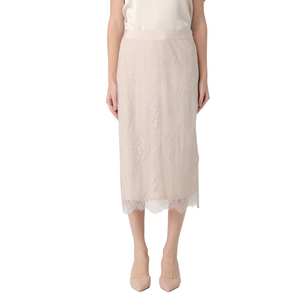 Gonna longuette in pizzo Liu Jo