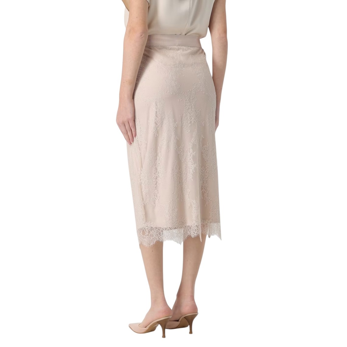 Gonna longuette in pizzo Liu Jo