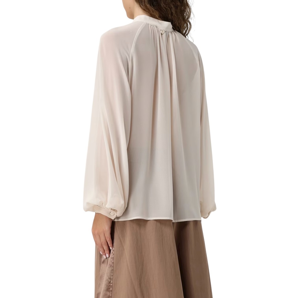 Blusa Liu Jo con collo alla coreana