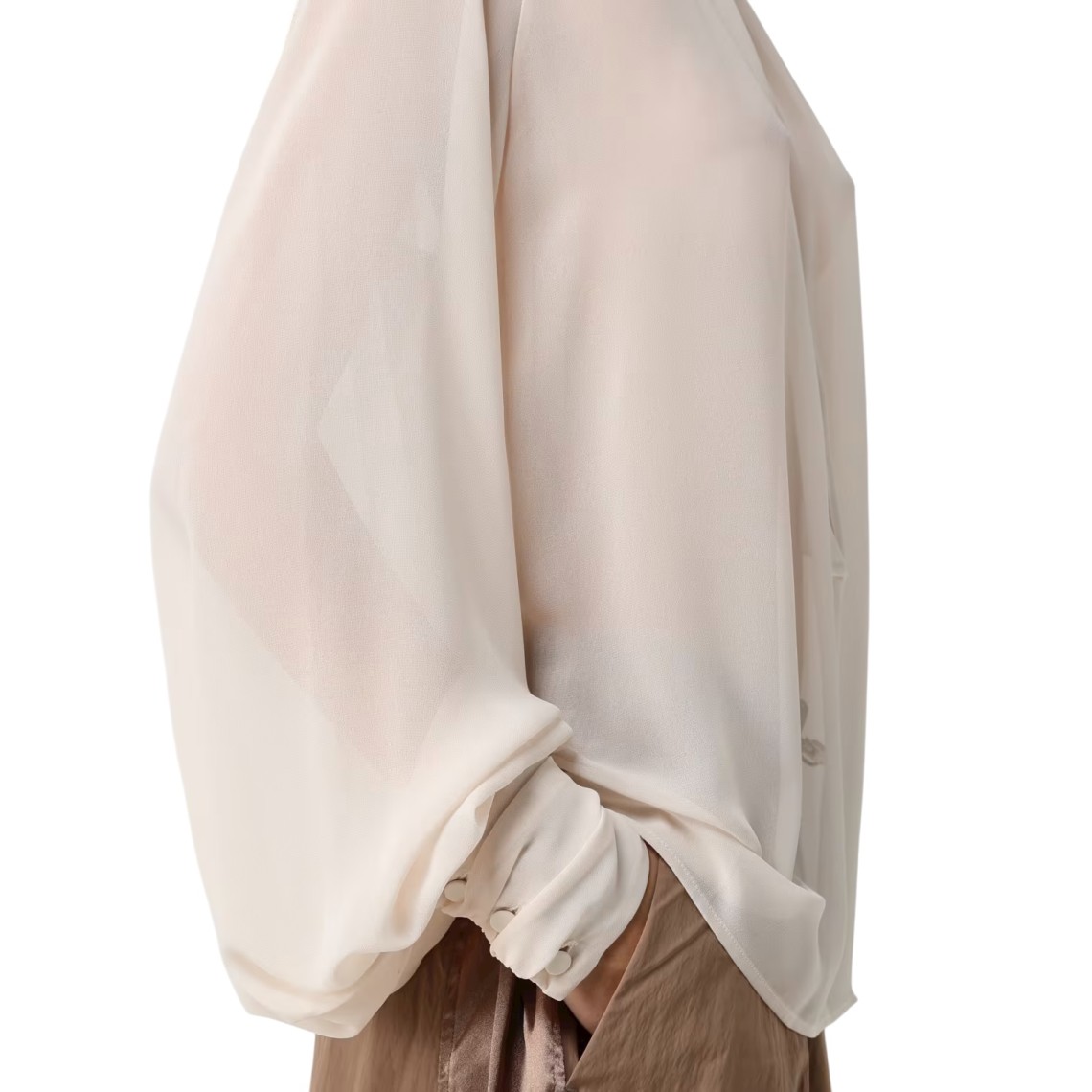 Blusa Liu Jo con collo alla coreana