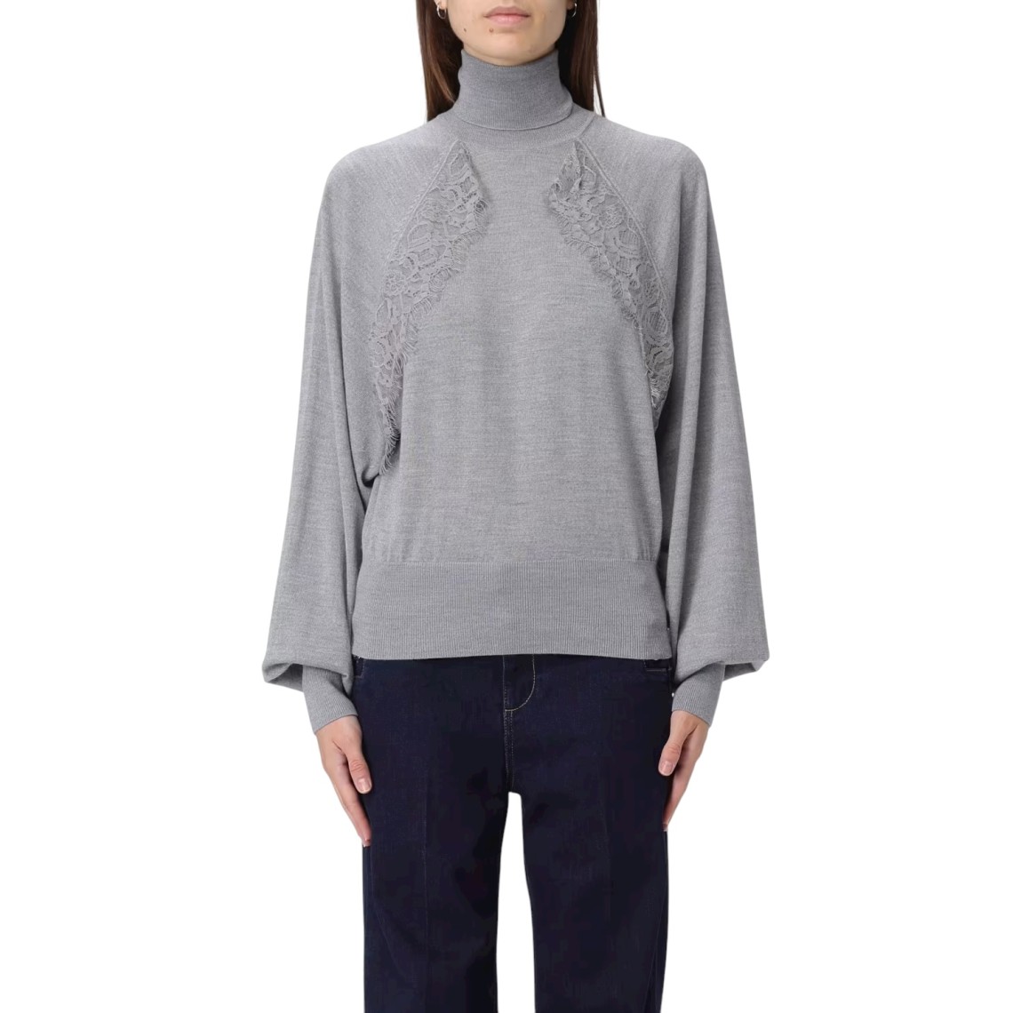 Dolcevita in lana con pizzo Liu Jo