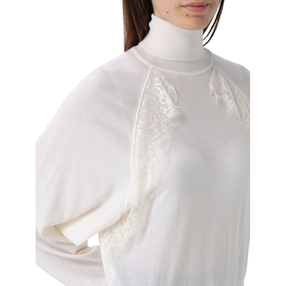 Dolcevita in lana con pizzo Liu Jo