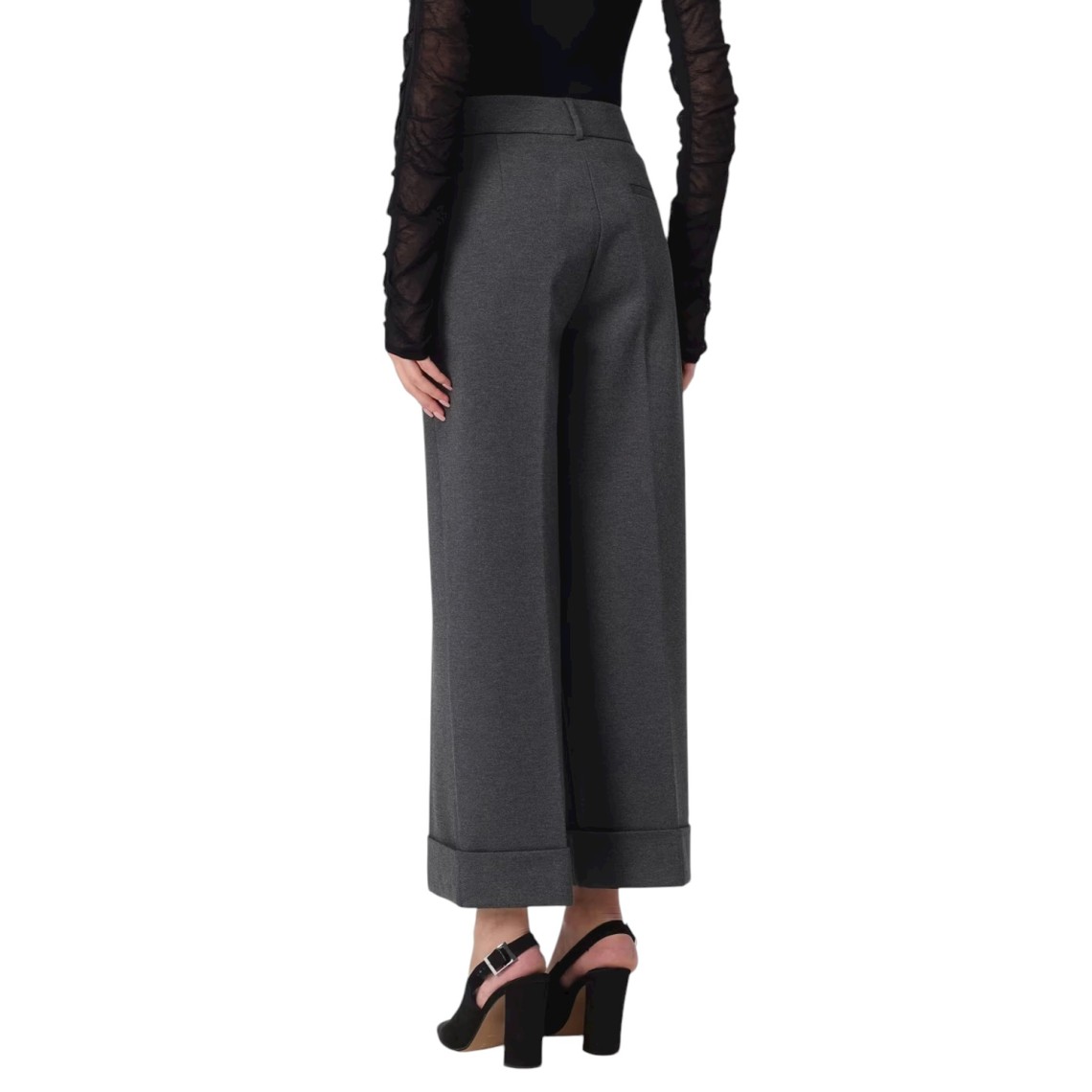 Pantaloni cropped con piega Liu Jo