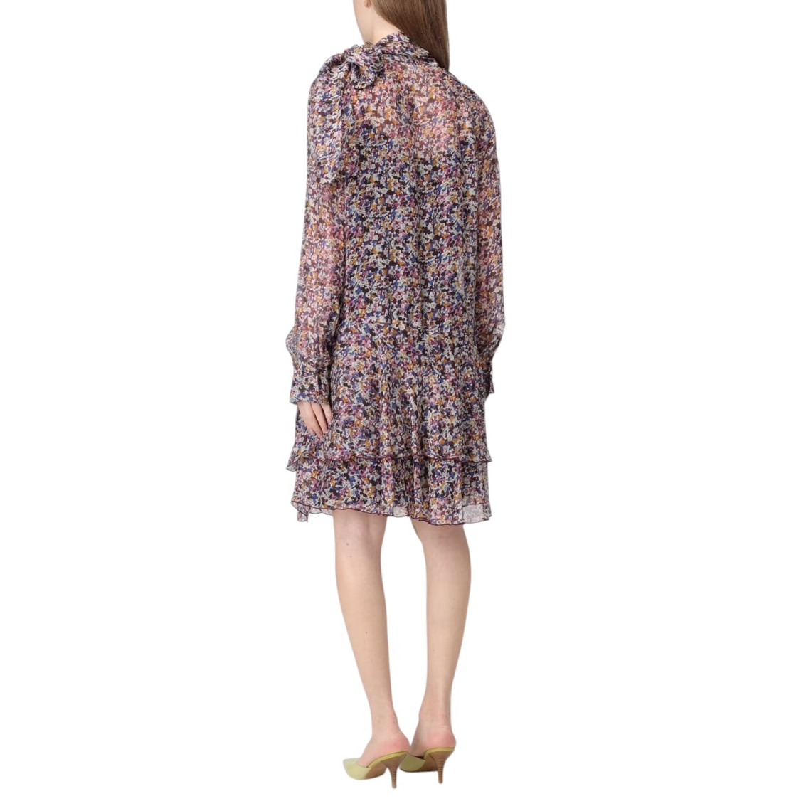 Abito a fiori in chiffon di seta Liu Jo