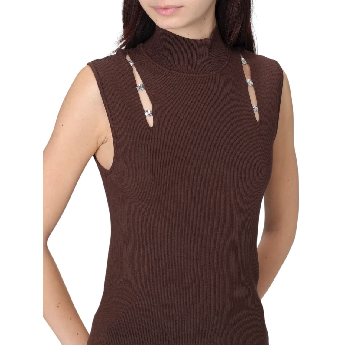 Dolcevita in misto viscosa con strass Liu Jo