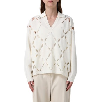 Maglia in misto lana traforata Liu Jo