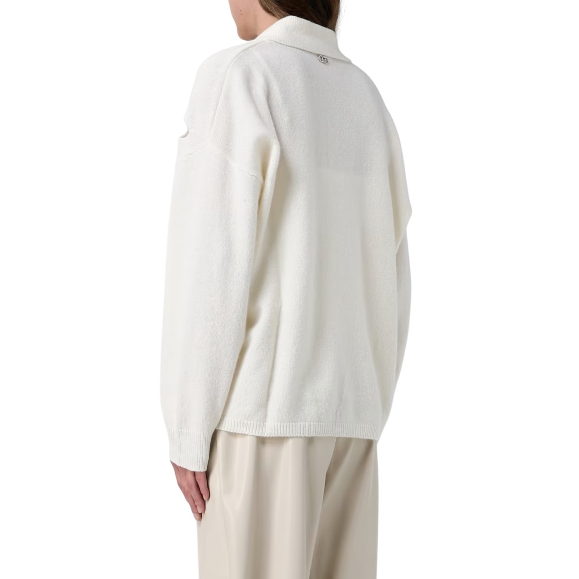 Maglia in misto lana traforata Liu Jo