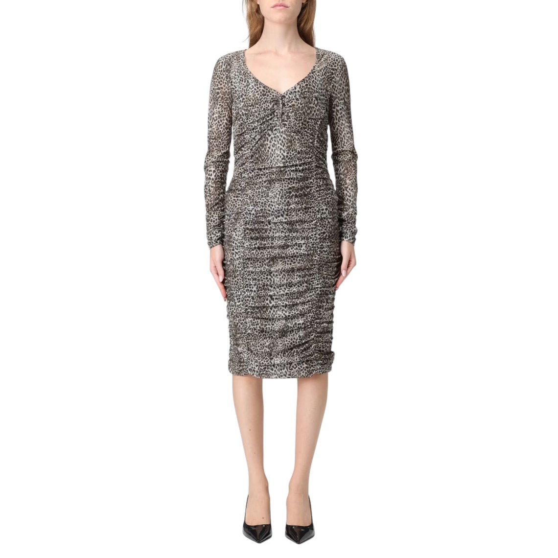 Abito longuette con stampa Liu Jo