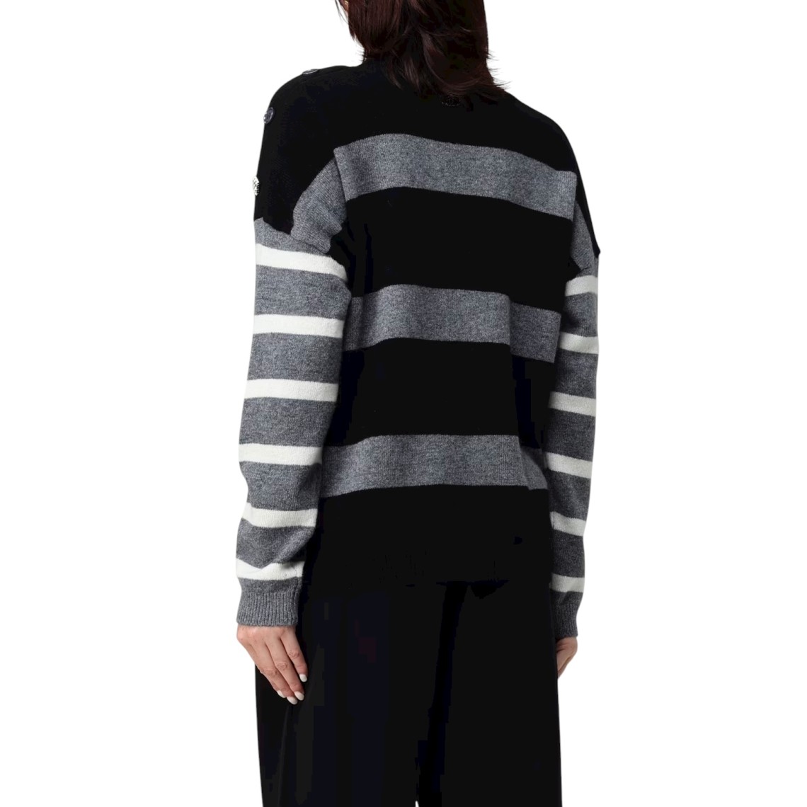 Maglia a righe in lana Liu Jo