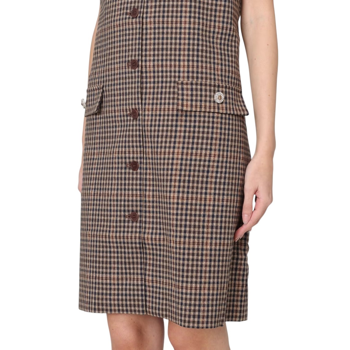 Abito corto a quadretti Liu Jo