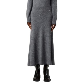 Gonna midi in maglia con paillettes Liu Jo