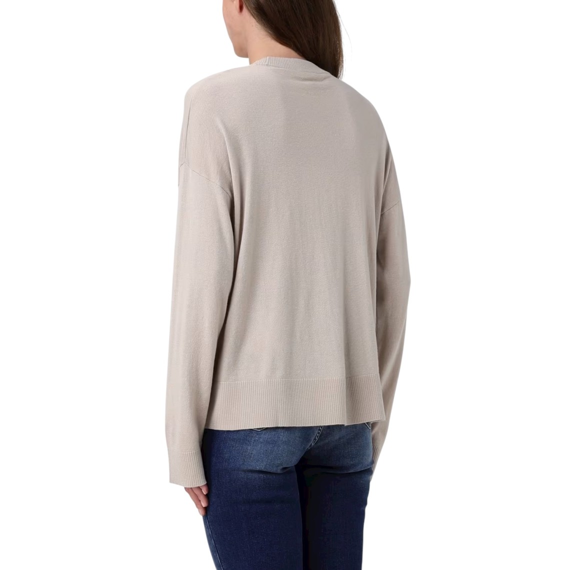 Maglia girocollo in misto lana Liu Jo