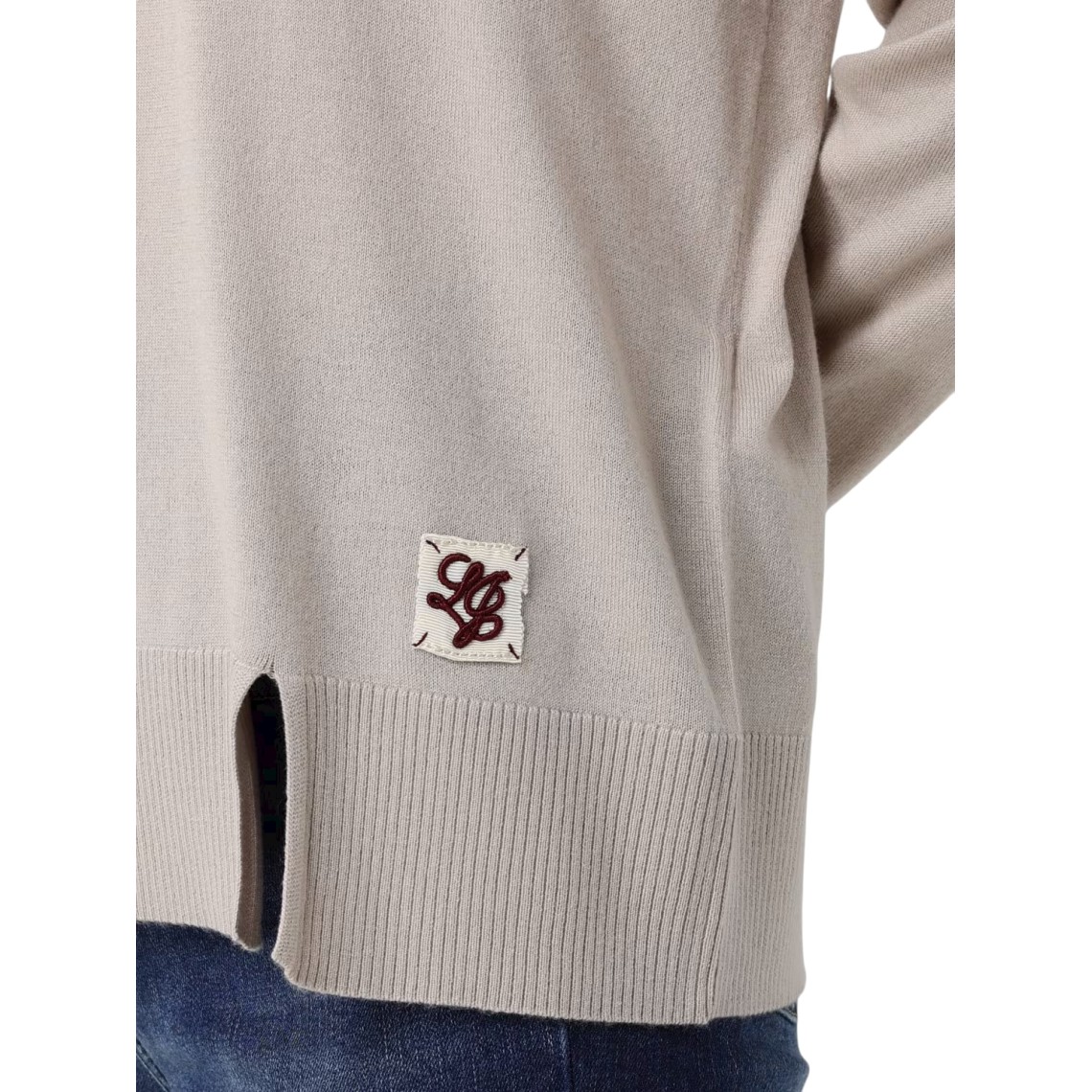 Maglia girocollo in misto lana Liu Jo