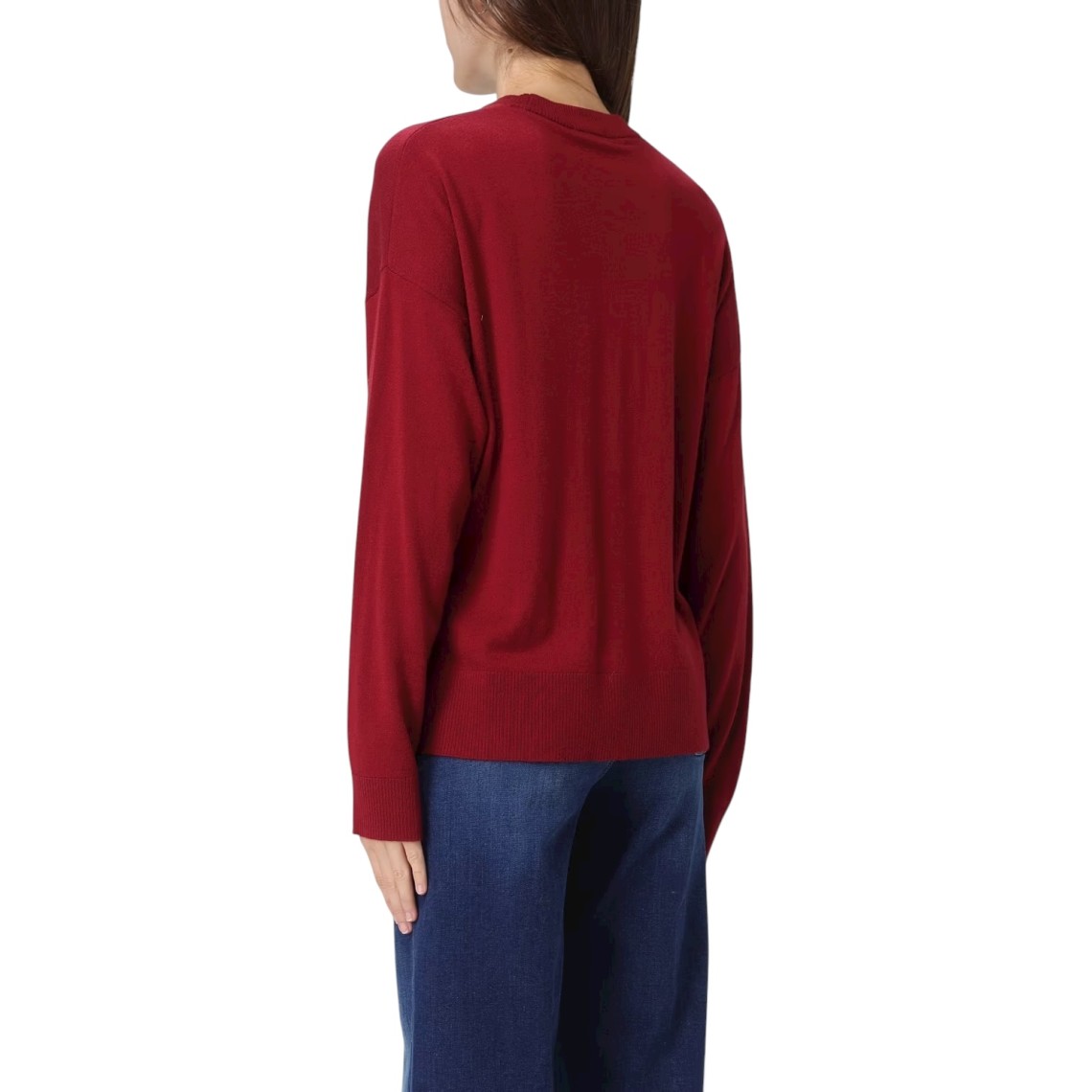 Maglia girocollo in misto lana Liu Jo