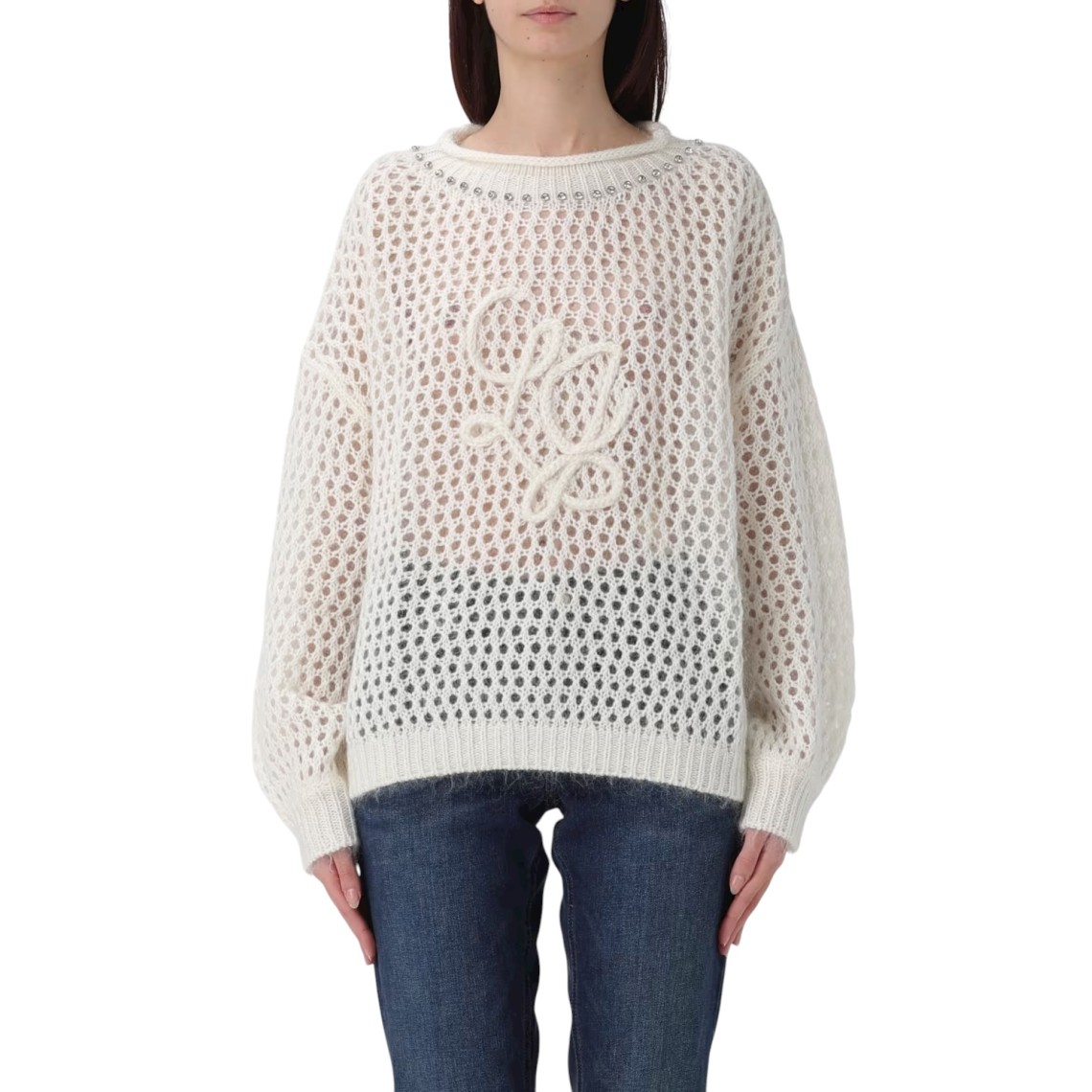 Maglia in lana e mohair Liu Jo