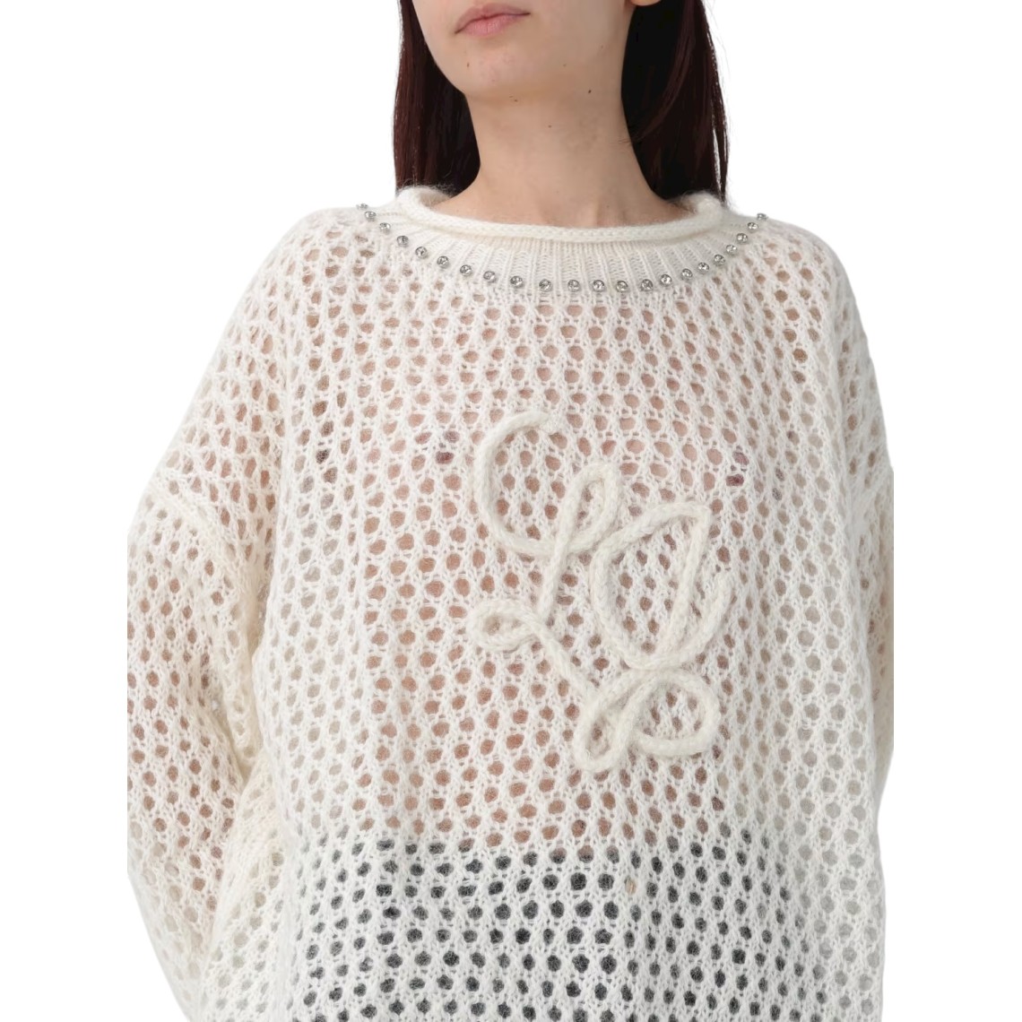 Maglia in lana e mohair Liu Jo
