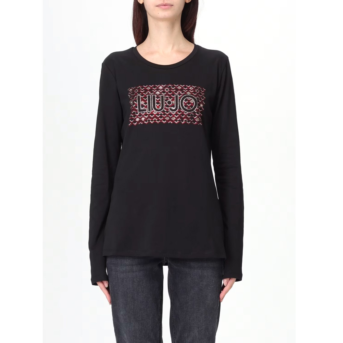 T-shirts in cotone con logo Liu Jo