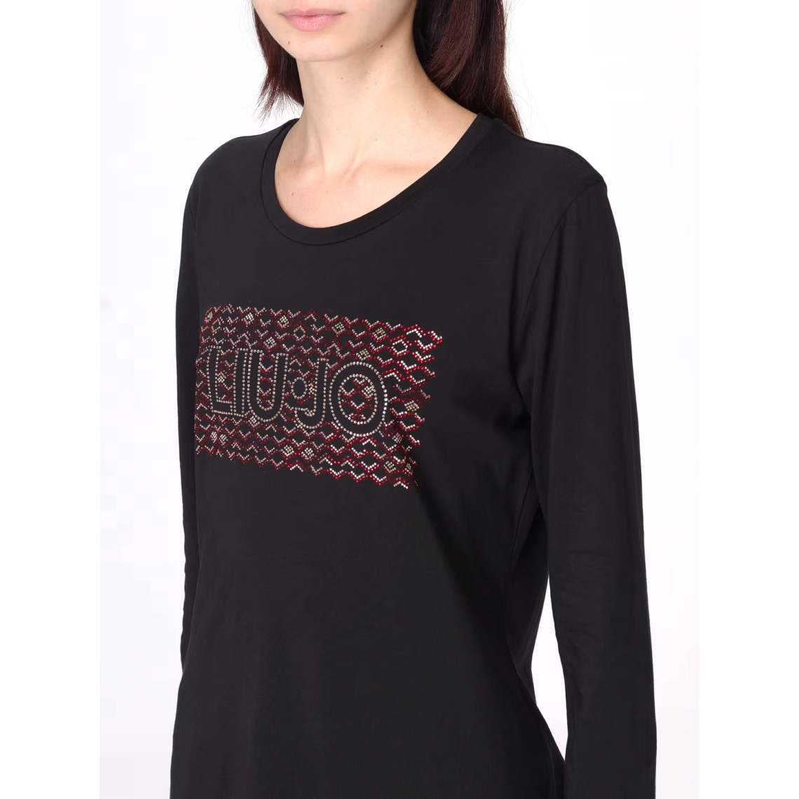 T-shirts in cotone con logo Liu Jo