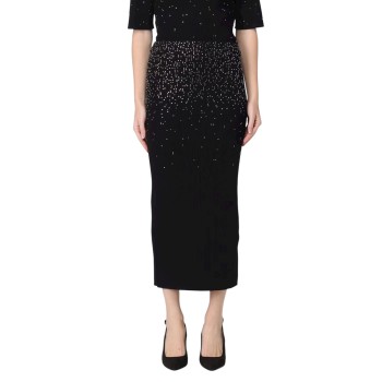 Gonna in maglia con borchie Liu Jo