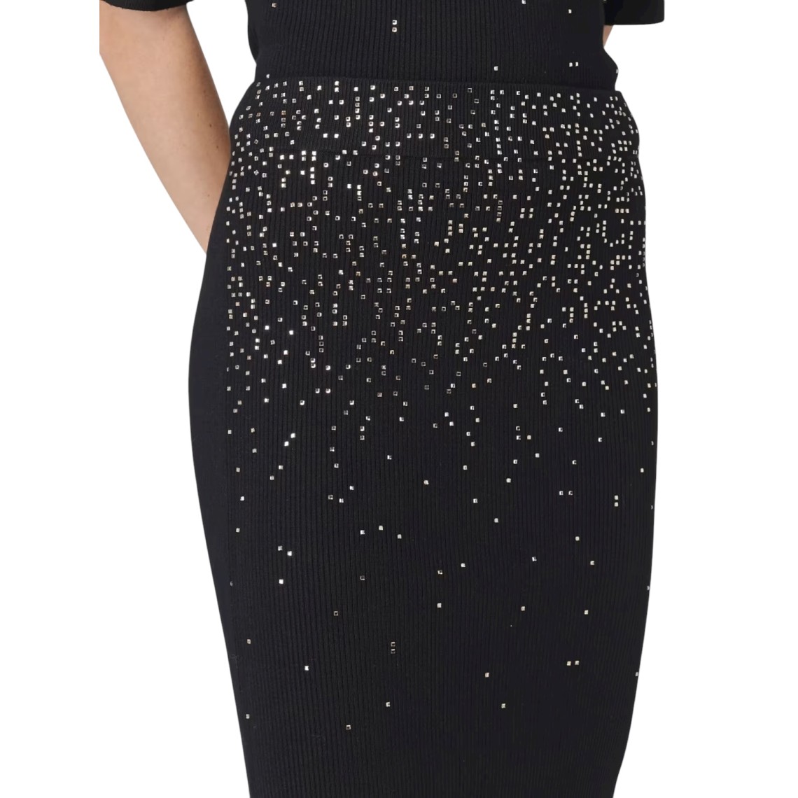 Gonna in maglia con borchie Liu Jo