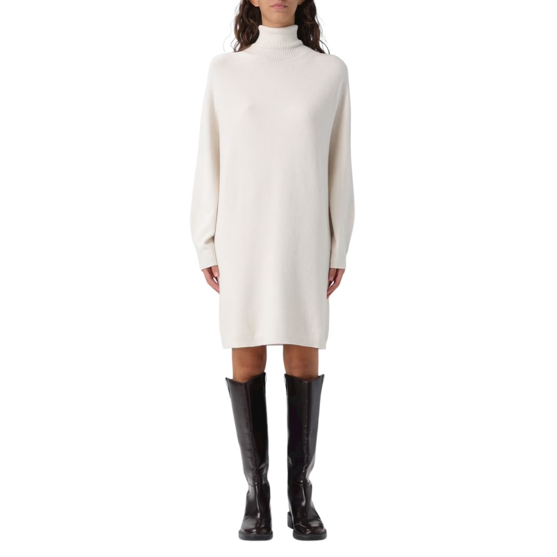 Abito in maglia con micro paillettes Liu Jo