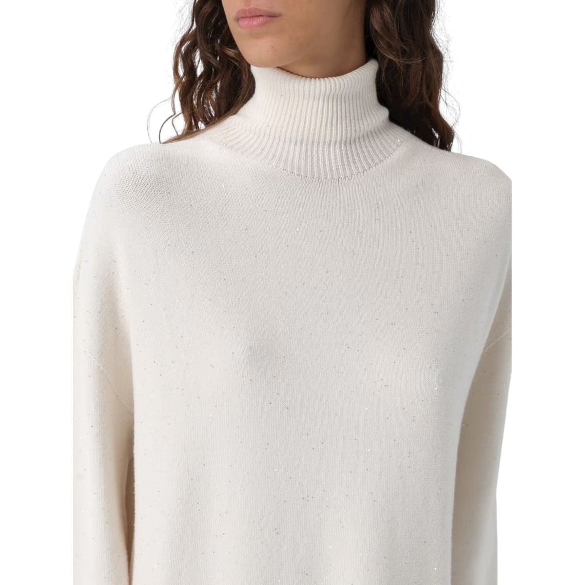 Abito in maglia con micro paillettes Liu Jo