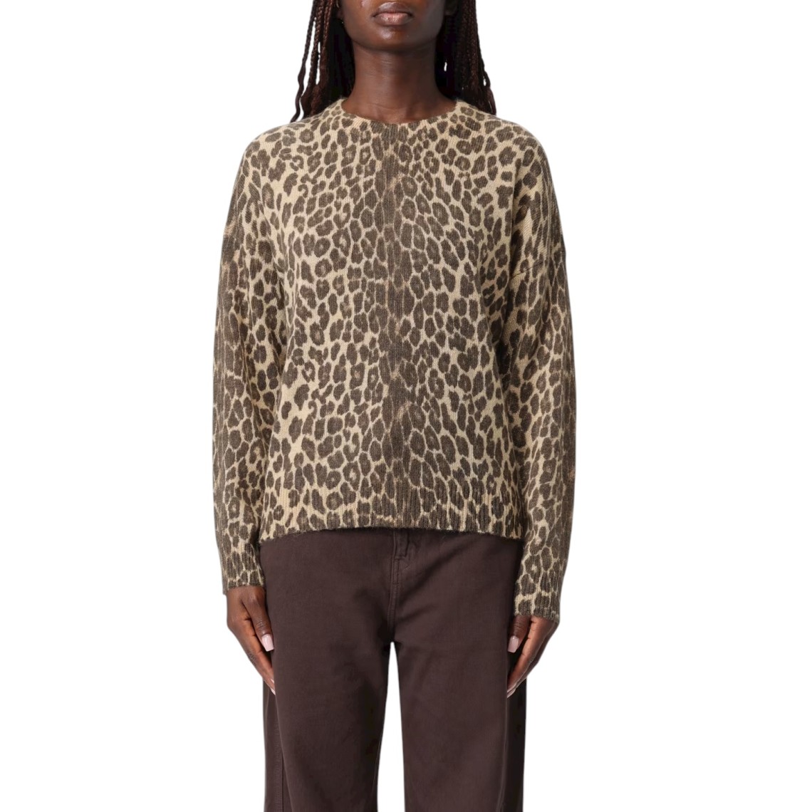 Maglia a girocollo in misto lana Liu Jo