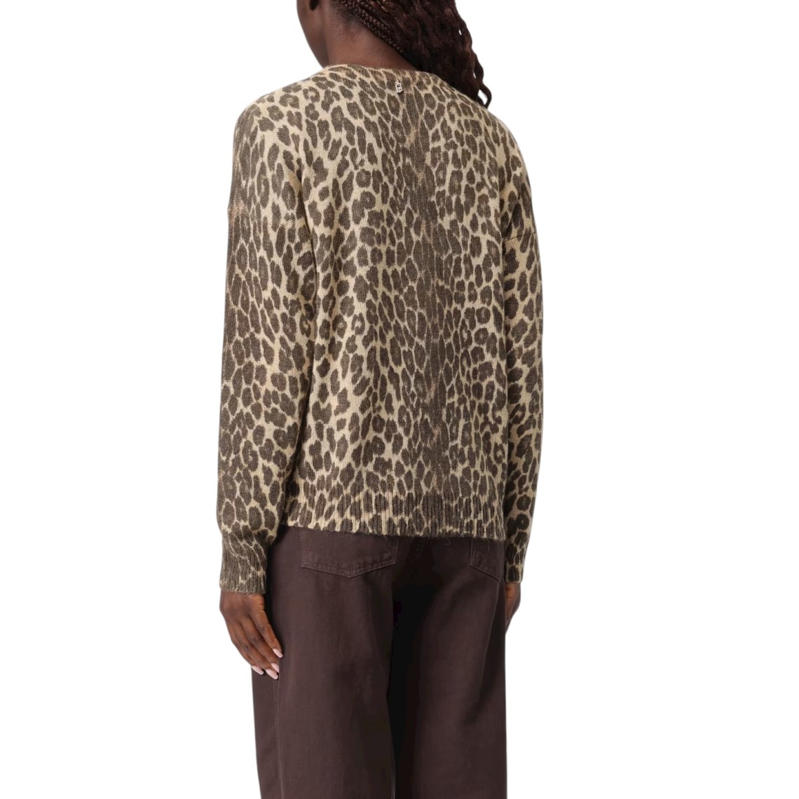 Maglia a girocollo in misto lana Liu Jo