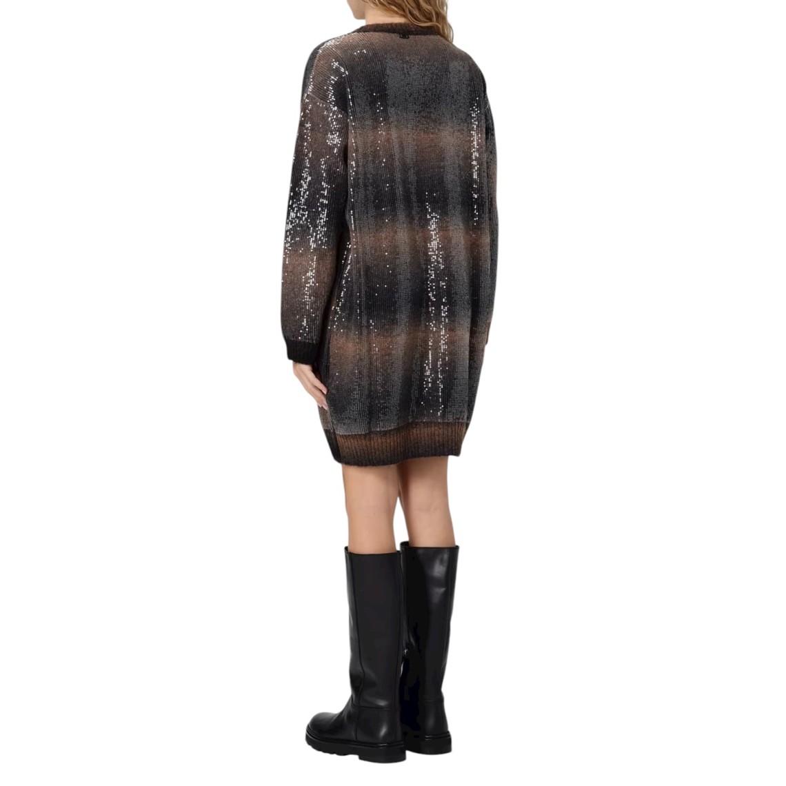 Abito in maglia con paillettes Liu Jo