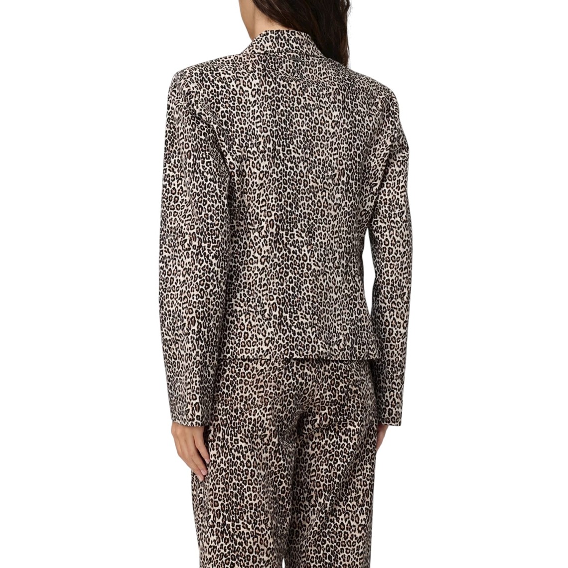 Blazer Liu Jo in cotone animalier