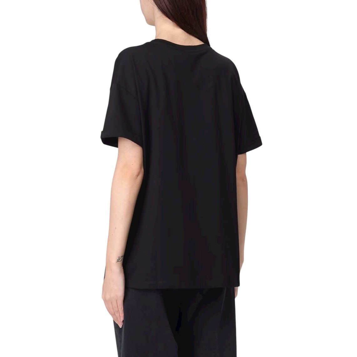 T-shirts in cotone con logo gioiello Liu Jo