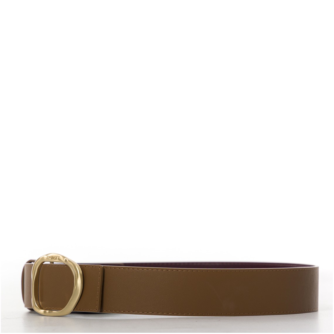 Cintura Twinset reversibile in pelle