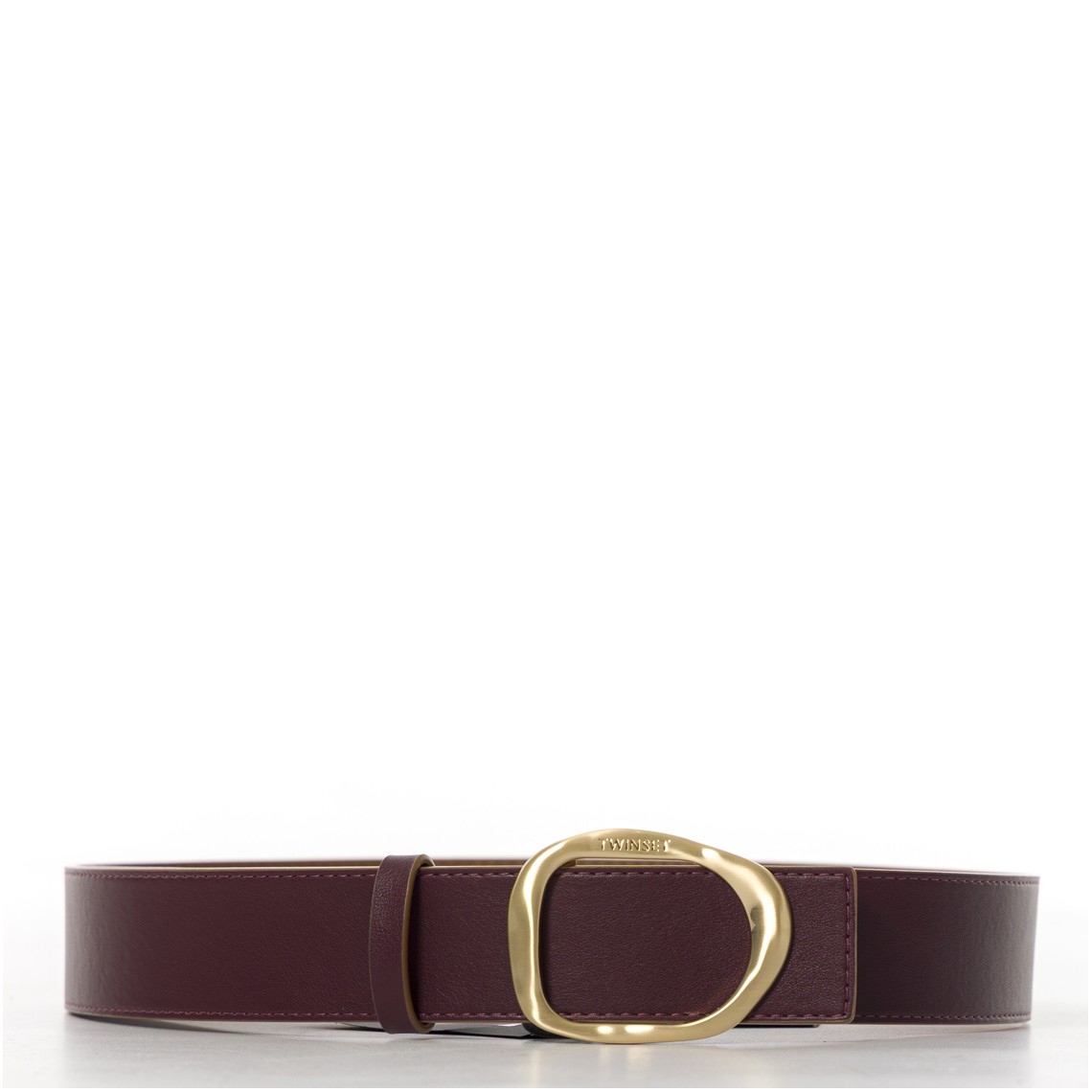 Cintura Twinset reversibile in pelle