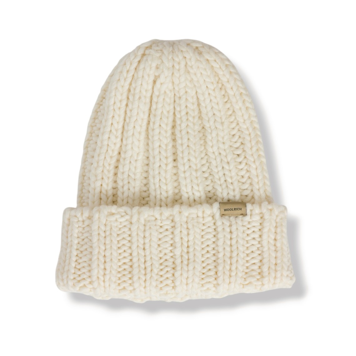 Cappello Woolrich in maglia di lana a coste