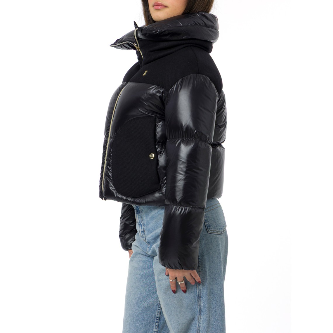 Cappa in nylon ultralight ed ecowool Herno bambina