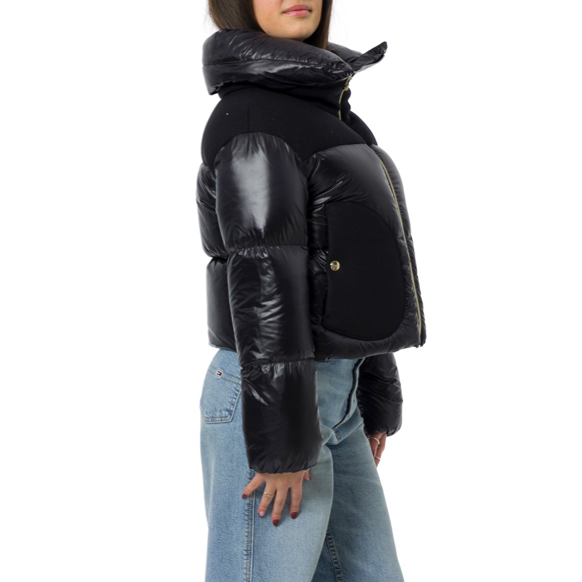 Cappa in nylon ultralight ed ecowool Herno bambina