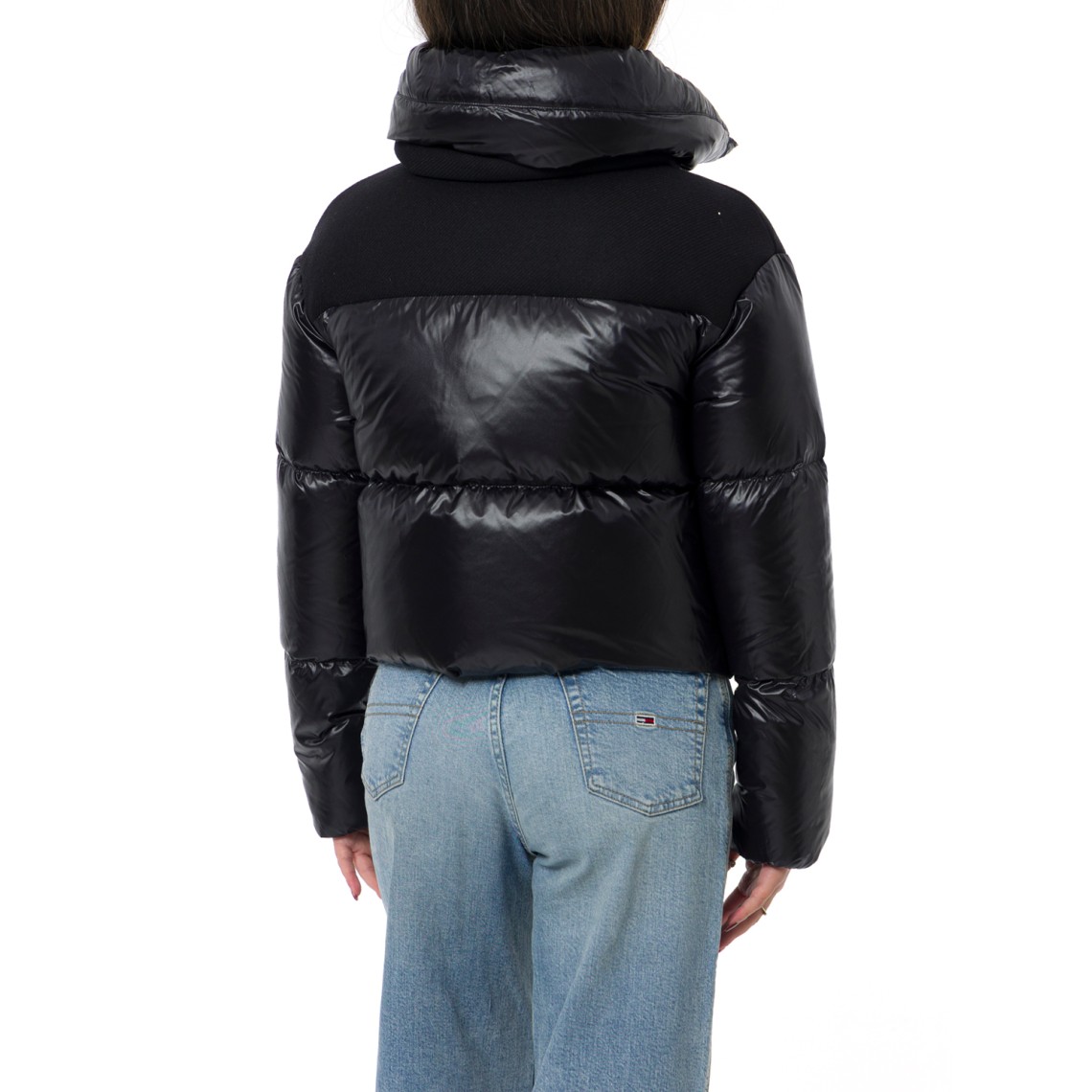 Cappa in nylon ultralight ed ecowool Herno bambina