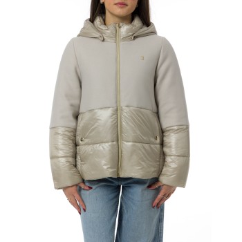 Cappa in ecowool e nylon ultralight Herno bambina