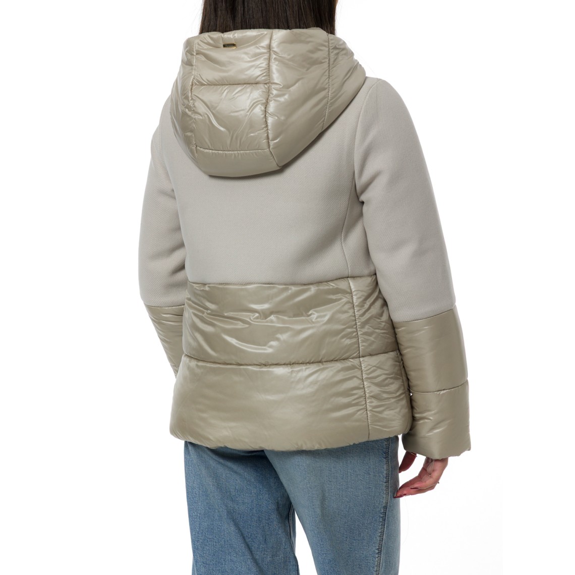 Cappa in ecowool e nylon ultralight Herno bambina