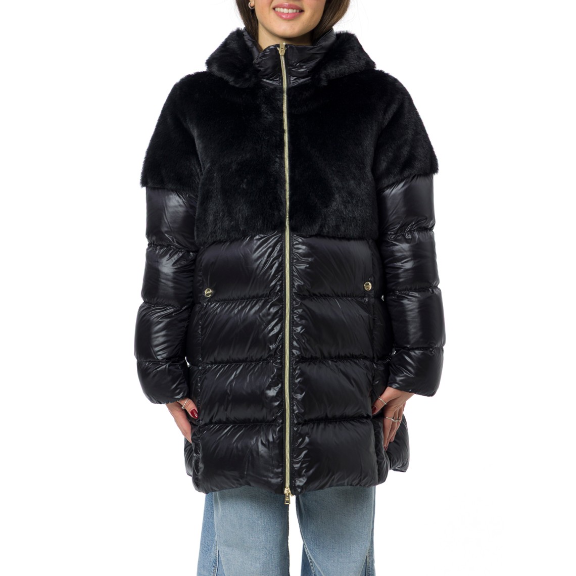 Giubbotto Herno A-shape in nylon Ultralight e lady alternative