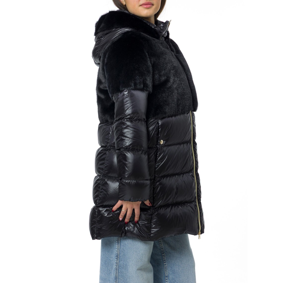 Giubbotto Herno A-shape in nylon Ultralight e lady alternative