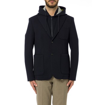Blazer Manuel Ritz in jersey di misto cotone