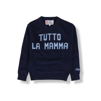 Maglione girocollo MC2 Saint Barth bambino