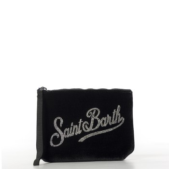 Pochette con strass MC2 Saint Barth